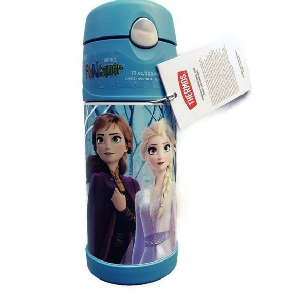 Thermos Other - Frozen Thermos 12oz Stainless Steel Beverage Bottle Anna Elsa Olaf Frozen 2 Cold